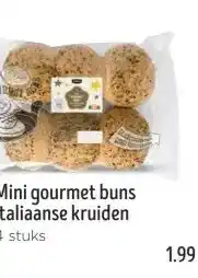 Jumbo Mini gourmet buns italiaanse kruiden aanbieding