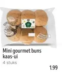 Jumbo Mini gourmet buns kaas-ui aanbieding