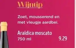Jumbo Araldica moscato aanbieding