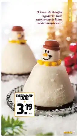 Jumbo SNEEUWMAN- IJSJES aanbieding