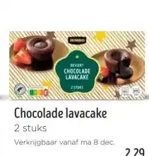 Jumbo Chocolade lavacake aanbieding