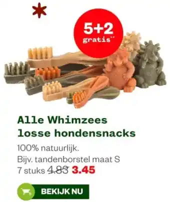 Welkoop Alle Whimzees losse hondensnacks aanbieding