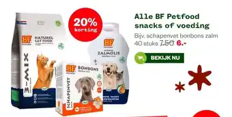Welkoop Alle BF Petfood snacks of voeding aanbieding