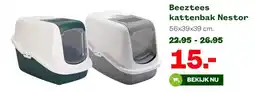 Welkoop Beeztees kattenbak Nestor aanbieding