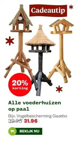 Welkoop Alle voederhuizen op paal aanbieding
