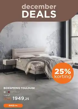 TotaalBED Boxspring Toulouse aanbieding