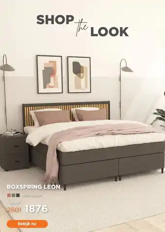 TotaalBED Boxspring Leon aanbieding