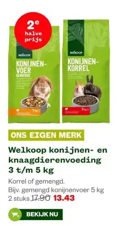 Welkoop Welkoop konijnen en knaagdierenvoeding aanbieding