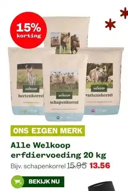 Welkoop Alle Welkoop erfdiervoeding aanbieding