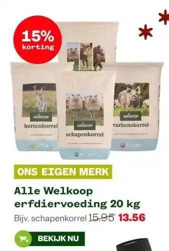 Welkoop Alle Welkoop erfdiervoeding aanbieding