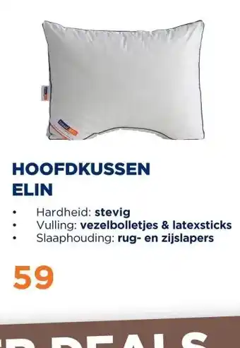 TotaalBED Hoofdkussen Elin | Vezelbolletjes aanbieding
