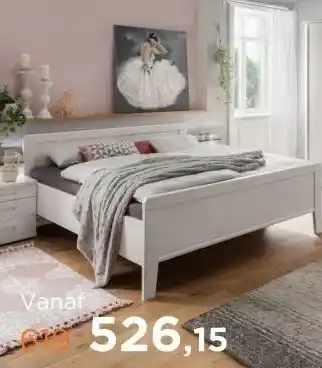 TotaalBED Bed Barcelona voorraad | 140 x 200 cm | Alpine wit aanbieding