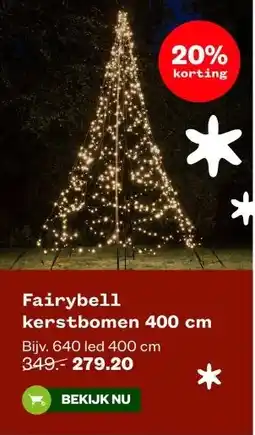 Welkoop Fairybell kerstbomen aanbieding