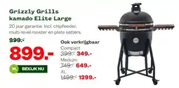 Welkoop Grizzly Grills kamado Elite Large aanbieding