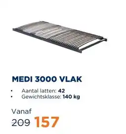 TotaalBED Lattenbodem Medi 3000 vlak aanbieding