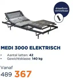 TotaalBED Lattenbodem Medi 3000 elektrisch draadloos aanbieding