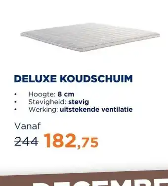 TotaalBED Topmatras Deluxe | Koudschuim aanbieding