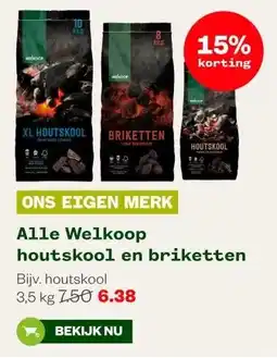 Welkoop Alle Welkoop houtskool en briketten aanbieding