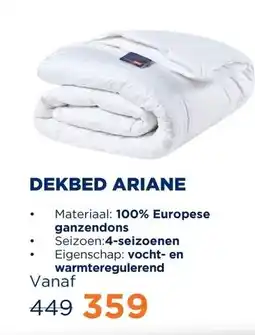 TotaalBED Dekbed Ariane 100% dons | 4-seizoenen aanbieding