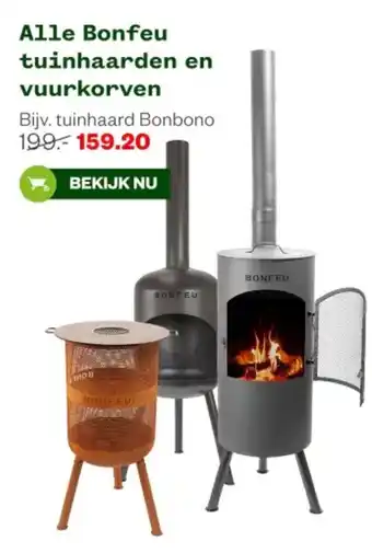Welkoop Alle Bonfeu tuinhaarden en vuurkorven aanbieding