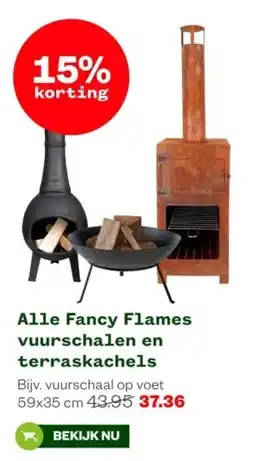 Welkoop Alle Fancy Flames vuurschalen en terraskachels aanbieding