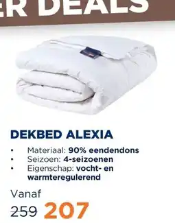 TotaalBED Dekbed Alexia 90% dons | 140 x 200 cm | 4-seizoenen aanbieding