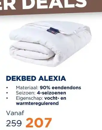TotaalBED Dekbed Alexia 90% dons | 140 x 200 cm | 4-seizoenen aanbieding