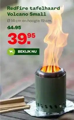Welkoop RedFire tafelhaard Volcano Small aanbieding