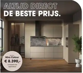 Superkeukens keuken Mira Colour aanbieding