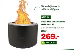 Welkoop RedFire vuurhaard Volcano XL aanbieding