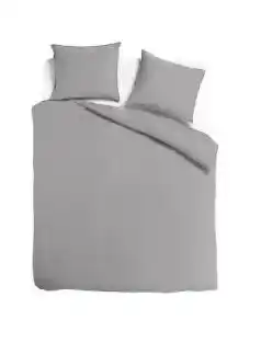 TotaalBED Dekbedovertrek Noa Light Grey 140 x 200/220 cm aanbieding