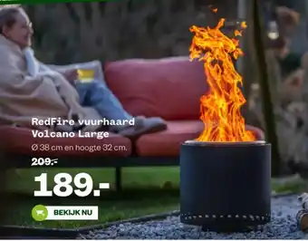 Welkoop RedFire vuurhaard Volcano Large aanbieding