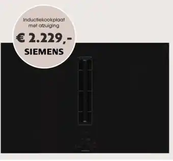 Superkeukens Inductiekookplaat met afzuiging aanbieding