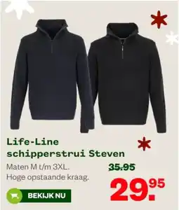 Welkoop Life-Line schipperstrui Steven aanbieding