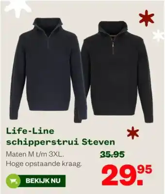 Welkoop Life-Line schipperstrui Steven aanbieding