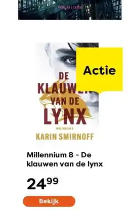The Read Shop Millennium 8 - De klauwen van de lynx aanbieding