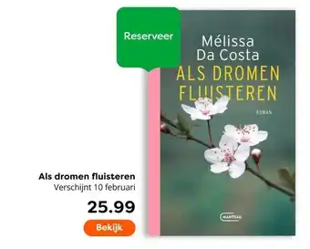The Read Shop Als dromen fluisteren aanbieding