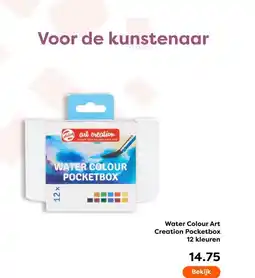 The Read Shop Water Colour Art Creation Pocketbox 12 kleuren aanbieding