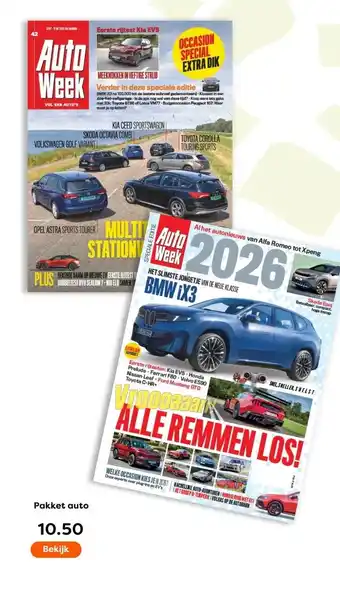 The Read Shop Pakket auto aanbieding