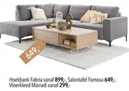 Pronto wonen Hoekbank Fabria aanbieding
