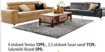 Pronto wonen 4-zitsbank Temiso aanbieding