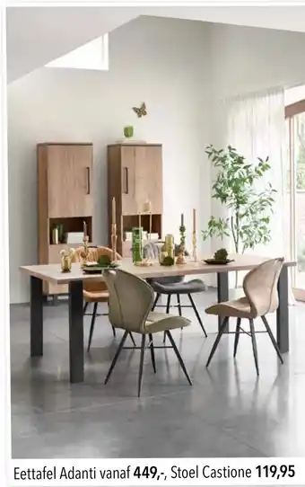 Pronto wonen Eettafel Adanti aanbieding