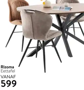 Profijt Meubel Rizoma Eettafel aanbieding