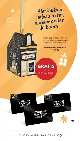 Primera Nationale bioscoopbon aanbieding