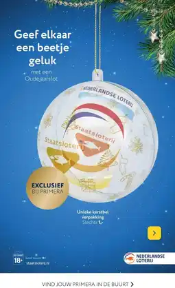 Primera Unieke kerstbal verpakking aanbieding