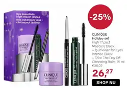 Pour Vous Clinique Holiday set aanbieding