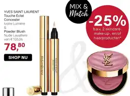 Pour Vous Yves Saint Laurent Touche Éclat Concealer en Powder Blush aanbieding