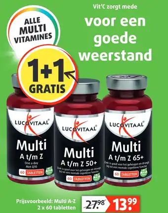 Lucovitaal ALLE MULTI VITAMINES aanbieding