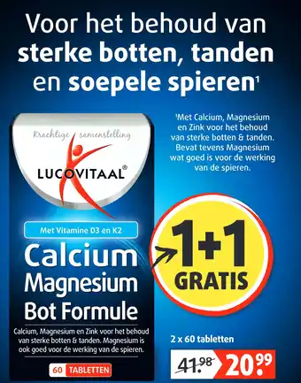 Lucovitaal Calcium Magnesium Bot Formule aanbieding