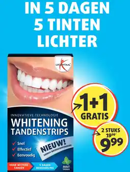 Lucovitaal WHITENING TANDENSTRIPS aanbieding